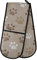 Double Oven Gloves Brown Dog Paws Heat Resistant Pot Holder Oven Mitt Gloves for BBQ Cooking Baking Grilling Microwave