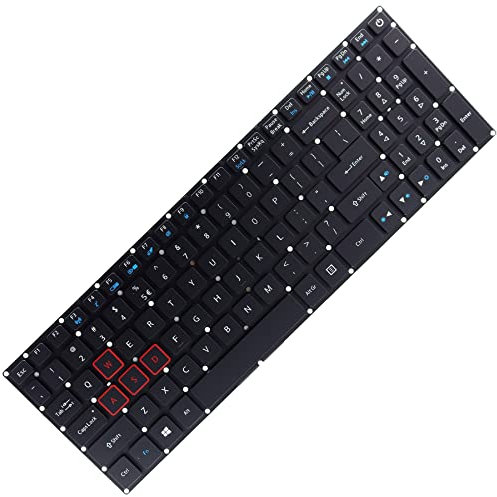 Deal4GO 32-pin US-INTL Backlit Keyboard Replacement for Acer Nitro 5 AN515-51 AN515-55 AN515-54 AN515-41 AN515-31 G3-571 PH315-51 PH315-52 PH317-51