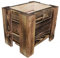 YOURSGARTEN Jardinière en Bois 40 x 34 x 30 cm – Bac à Fleurs Rustique pour Jardin, Terrasse et Balcon (Bois brûlé)