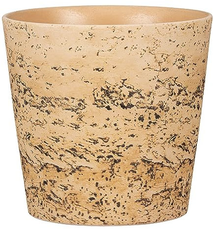 Scheurich Cork Style, Blumentopf aus Keramik, Farbe: Cork, 19 cm Durchmesser, 15,2 cm hoch, 3,2 l Vol.