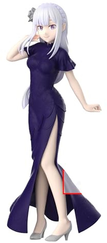 Banpresto Emilia Re:Zero-Starting Life In Another World – Glitzer & Glamours 24 cm, Mehrfarbig BP89039P