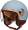 GZEZHA Vespa 3/4 Halber Motorradhelm, Retro-Motorradhelm, ECE-Zugelassener Retro-Jet-Helm Für Damen Und Herren, Moped, Motorrad, Helikopter B,54-61CM