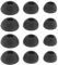 Create idea 6 Paia Di Gommini Di Ricambio Compatibile Con Oneplus Buds Pro 2 Auricolari In Silicone 3 Taglie (S/M/L) Tappi Morbidi In-Ear Con Filtro Per Isolamento Acustico Nero