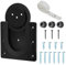 Flintronic Dartboard Bracket Hanging Dartboards, Sturdy Dartboard Mounting Stand Kit for Targets, Archery Games, Dartboards Device, Includes Screws and Stabilisers Dart Board - Easy Install, Black