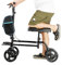 Original lenkbarer All-Terrain-Knie-Scooter, Knie-Walker, Quad verschiedene gelände Lenkbare Knie Walker Bein Walker Knie Rollator, Orthopädischer Knie-Roller für Fuß