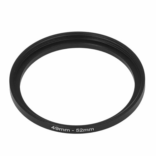 Filteradapter Step-Up Ring Reduzierring aus Aluminiumlegierung, Objektivadapter Konverter für Kameraobjektiv UV CPL ND Nahlinse und Gegenlichtblende