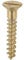 Solid Brass Slotted Countersunk Wood Screws, 2mm - 5mm, #2, #4, #6, #8 (Pack of 20, 50, 100, 200) (20, 3x16 (4x5/8))