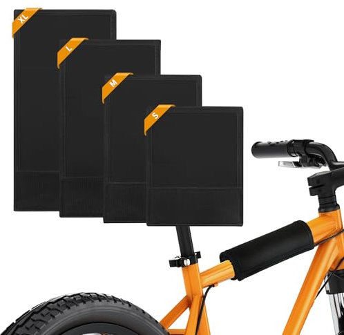 YiliYa Fahrrad Rahmenschutz 4er Set,Carbon Rahmenschutz Fahrradträger Fahrrad Transportschutz für Thule Fahrradträger E-Bike Zubehör Fahrrad Zubehör