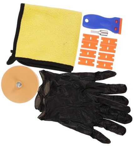 ULTECHNOVO 1satz Pneumatischer Kleberentferner Eraser Wheel Mit Handschuhen Und Schabern Für Effektive Autolackreinigung Und Zubehörinstallation Leicht Und Vielseitig Einsetzbar