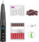 WEIKILLY Electric Nail Drill 35000RPM,Rechargeable Cordless Nail File,Used for DIY Manicure and Pedicures,Professional Acrylic Gel Electric Nail Drill Machine,Portable Home Travel or Salon Use(Grey)