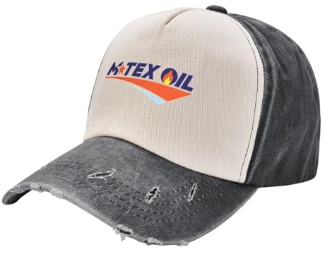 M TEX Oil Logo Casual Cool A Washed Baseball Cap Hut