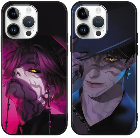2 Stück Anime Handyhülle für Samsung Galaxy A16 5G Hülle 6,7, Kpop Hunters Rumi Mira Zoey Idol Character Cartoon Muster Design Mädchen Weiche TPU Schutzhülle, Silikon Kameraschutz Bumper Case,mode