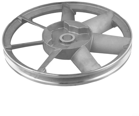 Polea de correa trapezoidal de ranura única diseñada para cabezal de máquina de compresor de aire y volante de inercia de 265 mm de diámetro con ajuste de correa tipo A