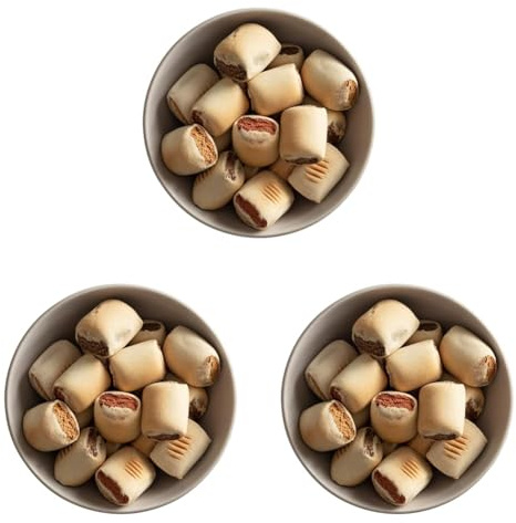 MERA Bakery Meaty Rolls Mix, Hundeleckerli für Training oder als Snack, Leckereien für Hunde aus natürlichen Zutaten, schonend gebackene Hundekekse (10kg) (Packung mit 3)