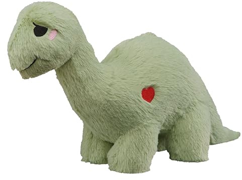 Bauer - Lovely Schlenker Kuscheltier Dino, 20 cm, Süßer Dinosaurier lustiges Stofftier groß - nur original mit dem Herz - extrem Flauschiges Plüschtier, Geschenk für Kinder ab 0 Jahren (12405)