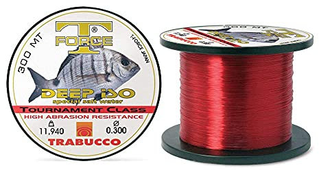 Trabucco, lenza da pesca, t force tournament class, 300 m., 0,255 8,36 kg