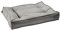 HUNTER Lancaster Hundebett, gesteppt, gemustert, weich gepolstert, 70 x 50 cm, grau