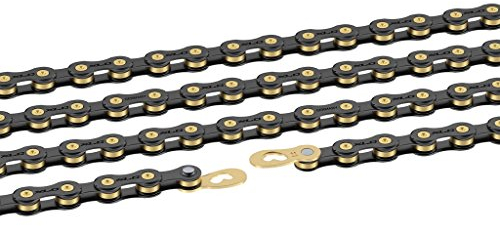 XLC Unisex – Erwachsene CC-C08 Kette, Schwarz/Gold, One Size