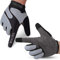 boildeg Fahrradhandschuhe Radsporthandschuhe rutschfeste und stoßdämpfende Mountainbike Handschuhe mit Signalfarbe geeiget Unisex Herren Damen
