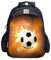 MATMO Fußball-Rucksack für Jungen, Fußball-Druck, cooles Fußball-Muster, Schultasche, Fußballtasche 3, One_Size, Cartoon