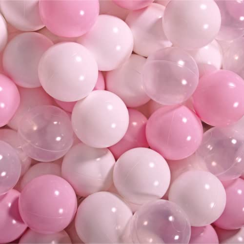 MEOWBABY Bälle Bällebad – Bällebad Bälle 7cm – Plastikbälle für Baby & Kinder – Spielbälle für Bällebad – Bunte Bälle – Bälle Baby