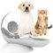 OldPAPA Distributeur d'eau pour Chien, Abreuvoir à gravité pour Chat, Forme d'escargot, Fontaine d'eau pour Chat Automatique, Distributeur de Bol d'eau pour Chien - Niveau d'eau Facile à Voir