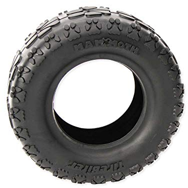Mammoth TireBiterII – Hundespielzeug aus Naturkautschuk für Extreme Kauer – Hundespielzeug für extra langes interaktives Spielen – Aggressives Kauspielzeug für große – XL-Hunde – Größe XL 17,8 cm