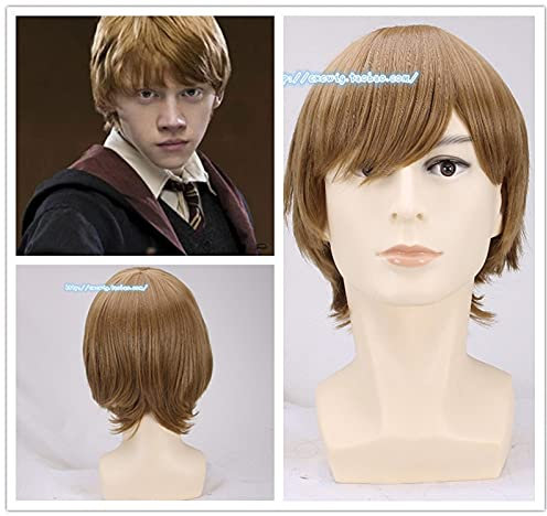1 Stück Ron Weasley Cosplay e Perücke Comic Con Cosplay Haar Ronald Bilius Rollenspiel Kostüme Perücken + Perückenmütze