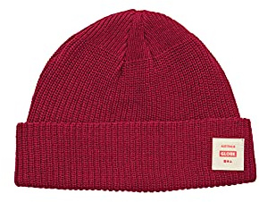 Globe Sustain Beanie Unisex-Mütze für Erwachsene, Unisex, Baskenmütze, GB72009001, Rhabarber, Einheitsgröße