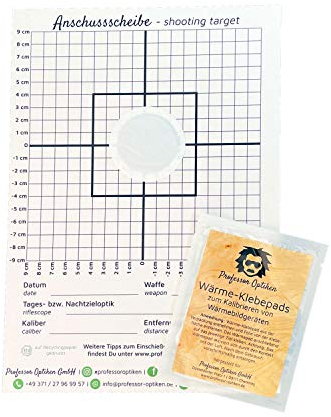 AMR Thermo Vision Target Pads inkl. Anschussscheiben - Wärme-Klebepads zum Kalibrieren und Einstellen von Wärmebildgeräten, Wärmbildkameras, Vorsatzgeräten