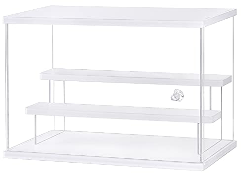 Lilezbox Acryl-Display-Feld, Transparentes Display-Feld mit Anzeigeständer(31.5x18x21.8 cm
