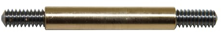 BALLISTOL 23318 Gewinde-Adapter Dewey Putzstock auf Ballistol Filz-Adapter – 1/8“ Außengewinde auf 1/8“ Außengewinde