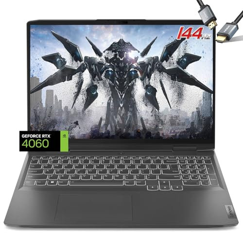 Lenovo LOQ Gaming Laptop 4060 RTX - AMD Ryzen7 7840HS Beat i7-13700H - 15.6 FHD IPS Display 144Hz- Windows 11 - Backlit Keyboard - Wi-Fi 6 - USB C - Webcam - HDMI Cable (32GB DDR5 RAM|1TB PCIe SSD)