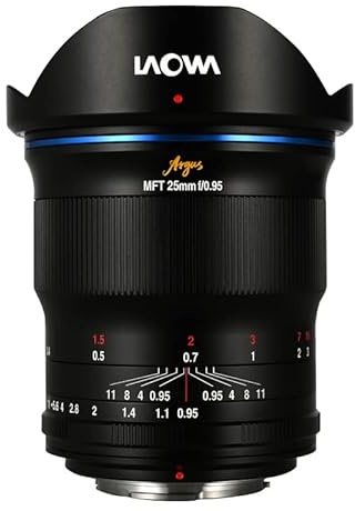 Venus Laowa Argus 25mm f/0.95 Large Aperture Prime Lens for Micro Four Thirds Mount Cameras