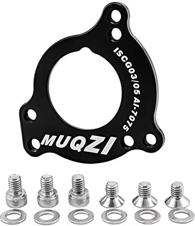 Baoblaze BB Adapter Fahrradteile 03 & 05 BSA Tretlagerplatte Umwandlung Kettenführungsadapter, Schwarz