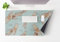 Mubusi Schreibtischunterlage Matte Koi 50x100 cm - Desk Mat Gaming - Mauspad Wasserdicht - Tischschutz für Tastatur und Maus