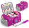OUKNAK Tragetasche für Toniebox Starter Set, Aufbewahrungstasche für Audio Player, Tragebox für Zubehör, Reisetasche (Violett)