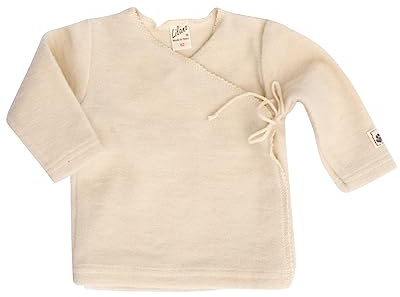 Lilano, Baby Wickelshirt, 100% Bio Wolle, Made in Germany