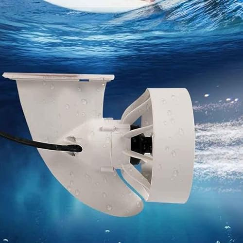 HDCCDM 24V Electric Motorized Fin, 12kg Thrust 360W Brushless Motor with Propeller,Battery and Remote Control, Electric Surfboard for Kayak Fishing Boat Paddle Board Underwater Propulsion Package