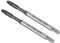 CoCud Tarauds à Vis Cannelés Spirale Métrique M4 x 0.7 Filetage, Taraud à Filetage Hélicoïdal Revêtu Ticn Acier Rapide Din371/376 - (Applications: Pour Taraudage Perçage Machine) 2 Pcs