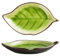 Tazón de Frutas Contenedores de Bocadillos Plato for salsa en forma de hoja, plato de cerámica for refrigerios, contiene nachos, papas fritas, salchichas calientes, helados y más Tazones de Desayuno(C