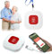 WIOONI 1 Pack Smart Notrufknopf für Senioren WiFi, Persönlicher SOS Notfallknopf, WLAN Hausnotruf, Kompatibel mit Tuya Smart/Smart Life/Alexa für ältere Patienten, Kinder