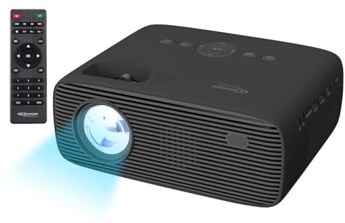 SceneLights Technologies Projector: LED-Full-HD-Beamer, Native 1080p, 250 ANSI-Lumen, 7000 lm, Mediaplayer (Home-Beamer, Heimkino LED, Leinwand)