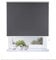 Rollmayer Verdunklungsrollo Thermorollo mit Bohren, Seitenzugrollo Thermo Rollo fur Fenster und Tur (Thermo-Graphit,140x150 cm (BxH))