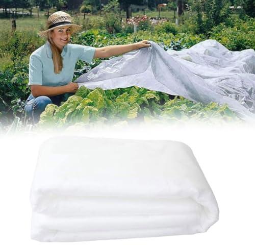 Vinterfleece för växter frostskydd, 2 x 10 m vinterfleece för växter, markväv frostskydd växtfilt, växtskydd vinter skyddsfleece, ventilerande trädgårdsfleece, frostskydd för växter