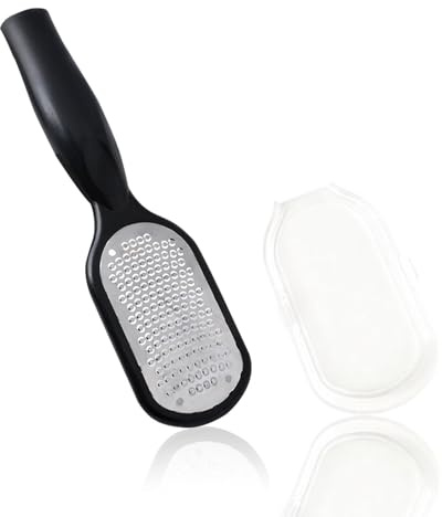 Foot File Callus Remover with Dead Skin Catcher, Efficient Dead Skin Catcher and Cracked Heel Treatment Scrubber for Wet and Dry Use