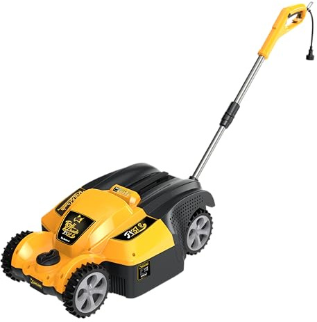 Garland Roll&Comb F137E V25 | Peinadora y Barredora Eléctrica para Césped Artificial 1,5 kW – 37 cm Ancho de Trabajo, 4 Alturas Ajustables, Saco 20 L