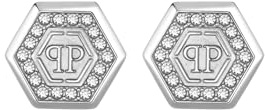 Philipp Plein Damen Ohrringe Ohrstecker Edelstahl PLEIN LEGACY