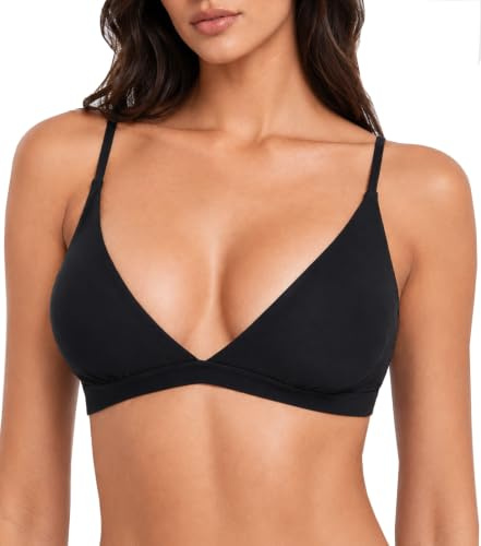 Navneet Sujetador Mujer Sexy con Escote en V Profundo Ni Costuras Cómodo | Bra sujetadores, Sin aros, Moda forma sujetador, Triángulo sin aros para uso diario