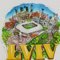 3D Lemberg Ukraine Kühlschrankmagnet Souvenir Aufkleber Home & Kitchen Decoration Lviv Ukraine Kühlschrankmagnet